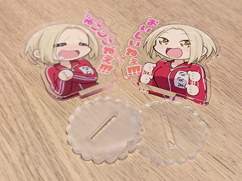 佐士原七海&蒼浜麻駆理アクリルスタンドセット フィルムについて1