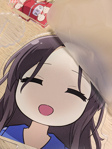 佐士原七海&蒼浜麻駆理アクリルスタンドセット フィルムについて2